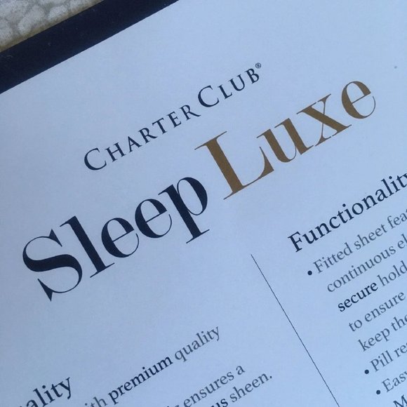 new 4pc PEBBLE PATTERN Charter Club Sleep Luxe 800 TC 100% Cotton KING Sheet Set - Picture 4 of 12